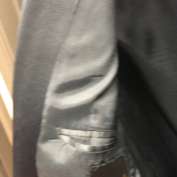 Tuxedo Jacket Wool One Button Satin Lapel Generic - Picture 4 of 5